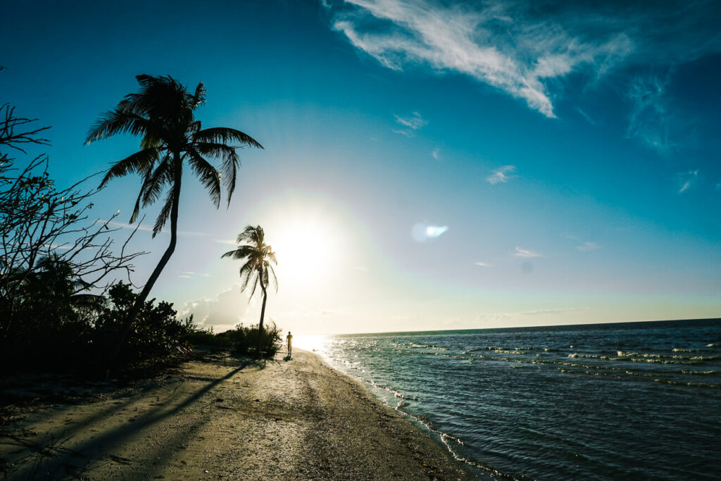 Sunset at Isla Holbox, one of my top Mexico travel tips. 