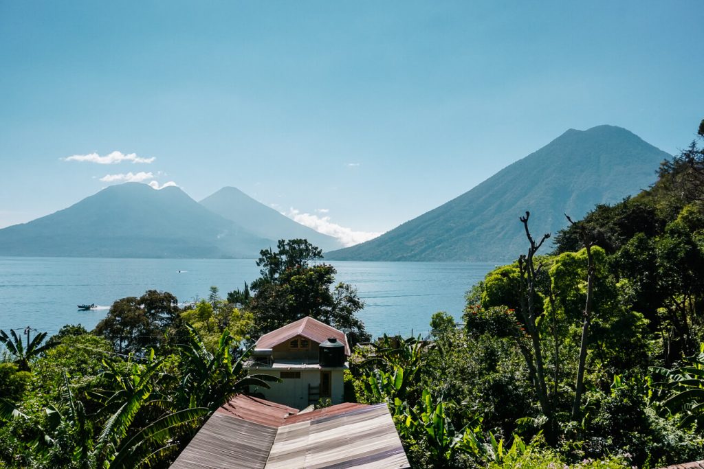 view of Lush atitlan, best hotels in lake Atitlan Guatemala