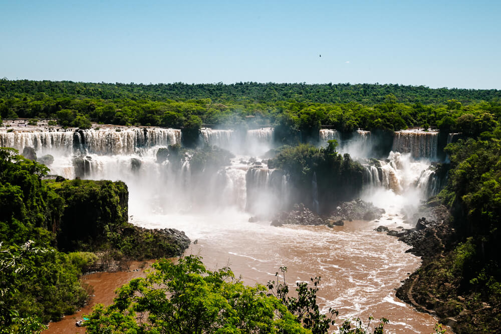 Iguazú Falls, one of the most beautiful national parks in Argentina.