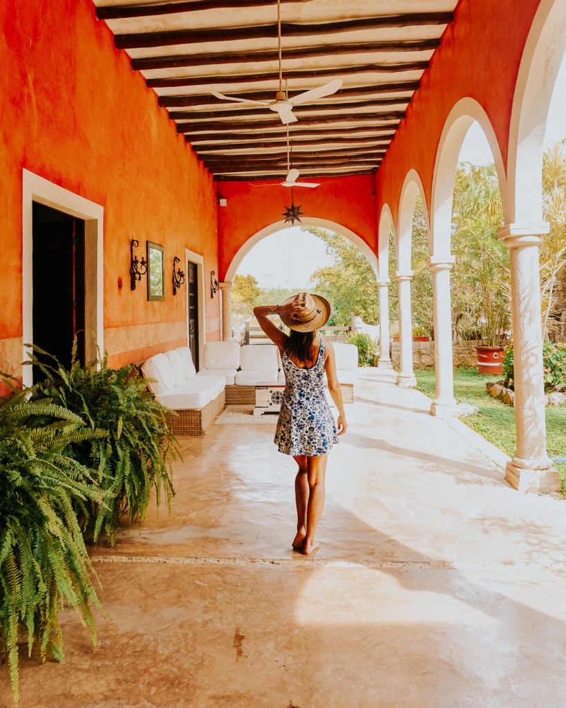 Deborah in Hacienda Sacnicte, one of te best Izamal hotels.