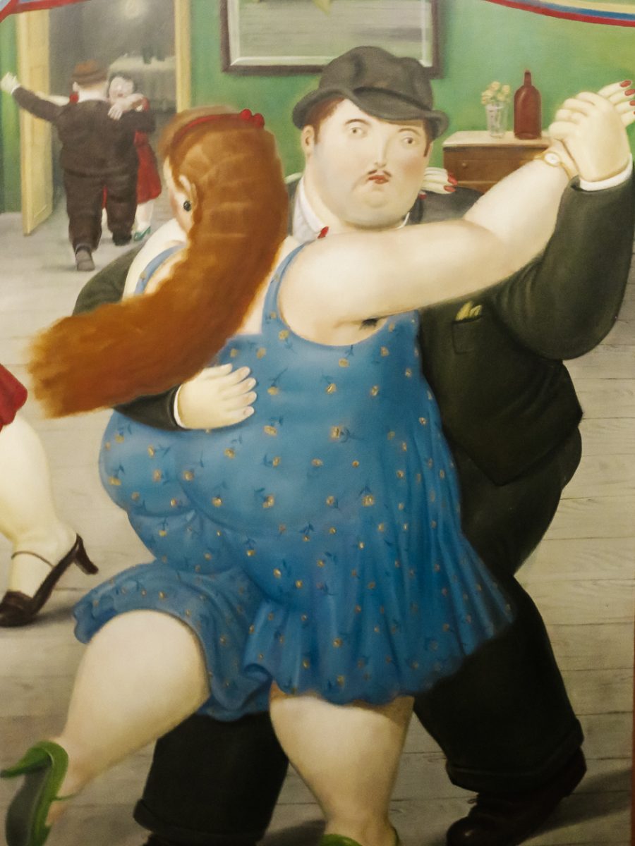 Painting by Fernando Botero.