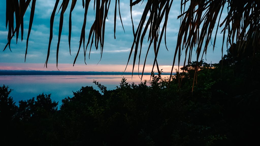 view of lago peten itza Guatemala