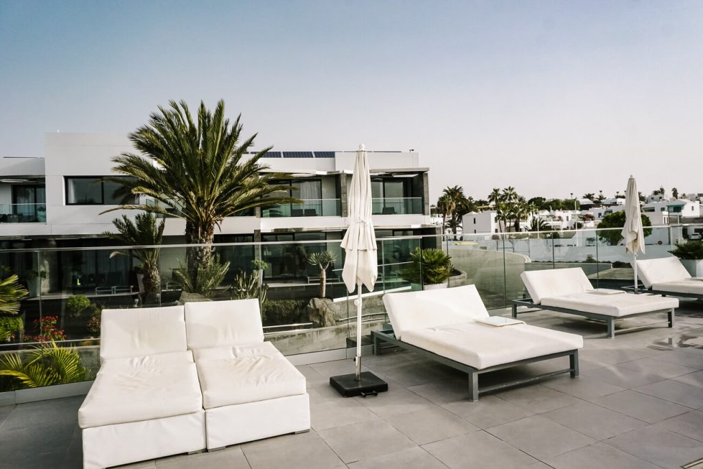 lounge deck at hotel boutique La Isla y el Mar lanzarote