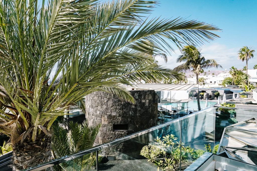 view from room in hotel boutique La Isla y el Mar lanzarote