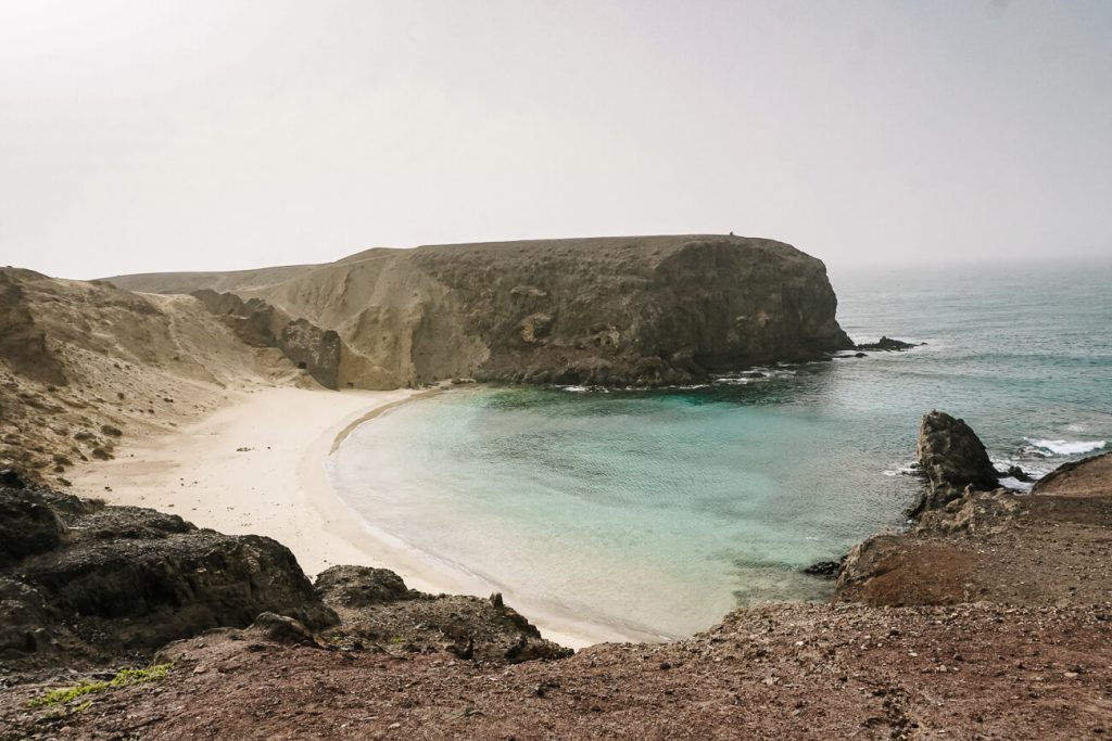 view on Playa del Papagayo