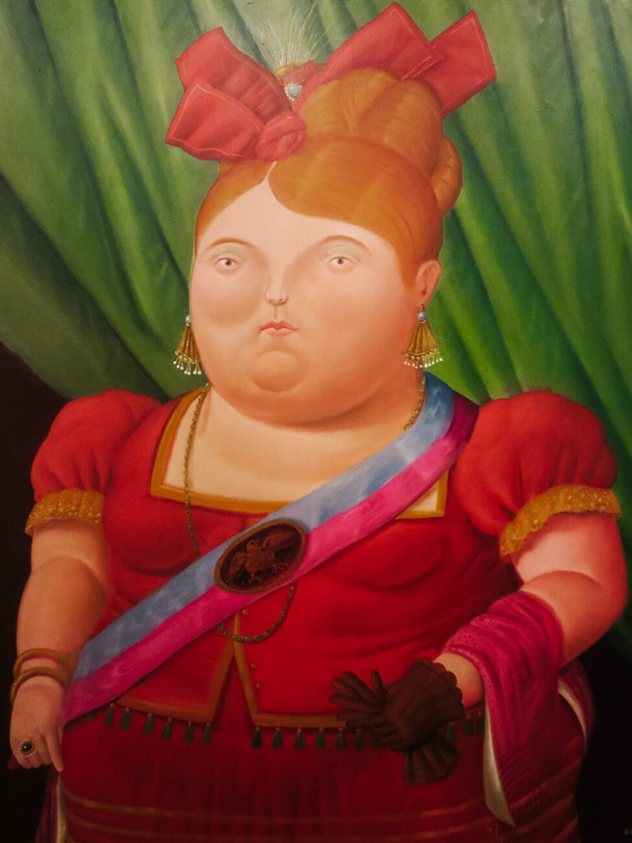 Art by Fernando Botero.