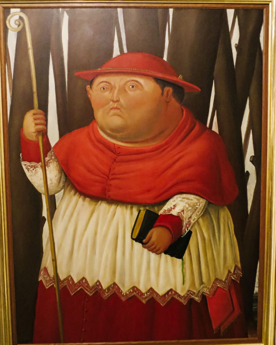 Art by Fernando Botero.