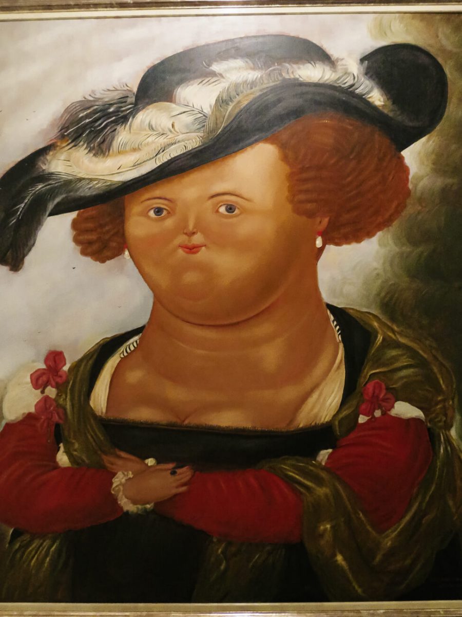 Art by Fernando Botero.