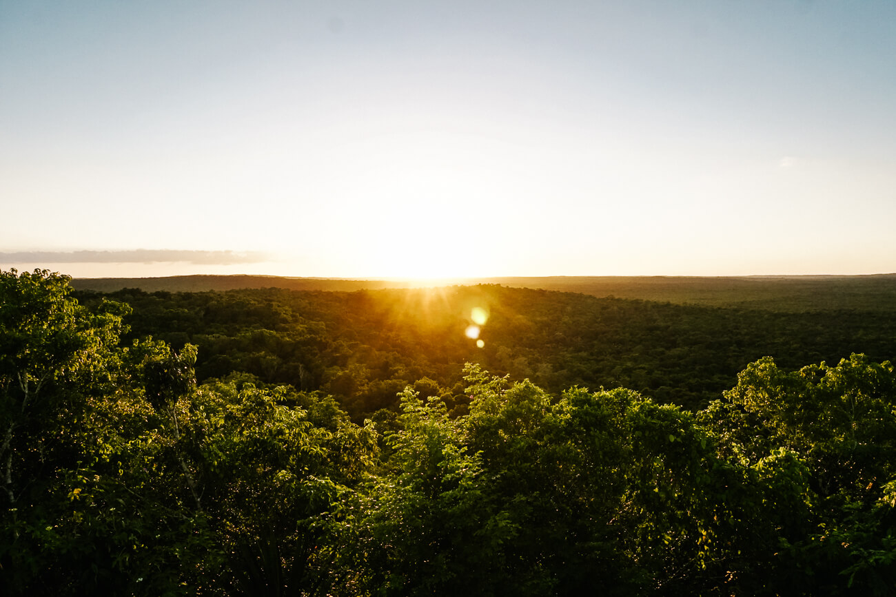 sunset from El Tigre