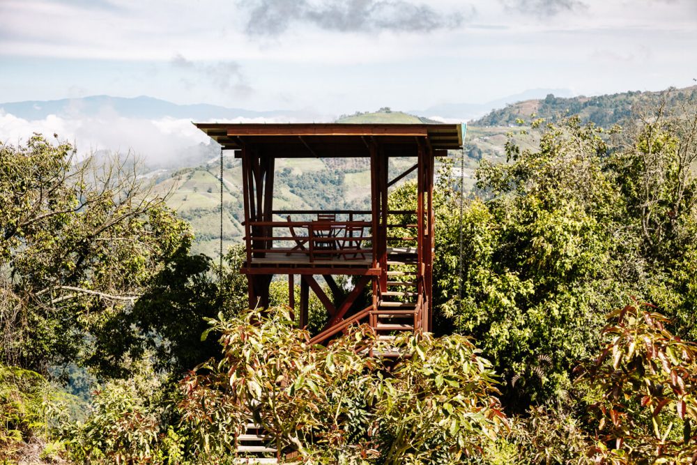 Mirador at El nido del condor ecolodge