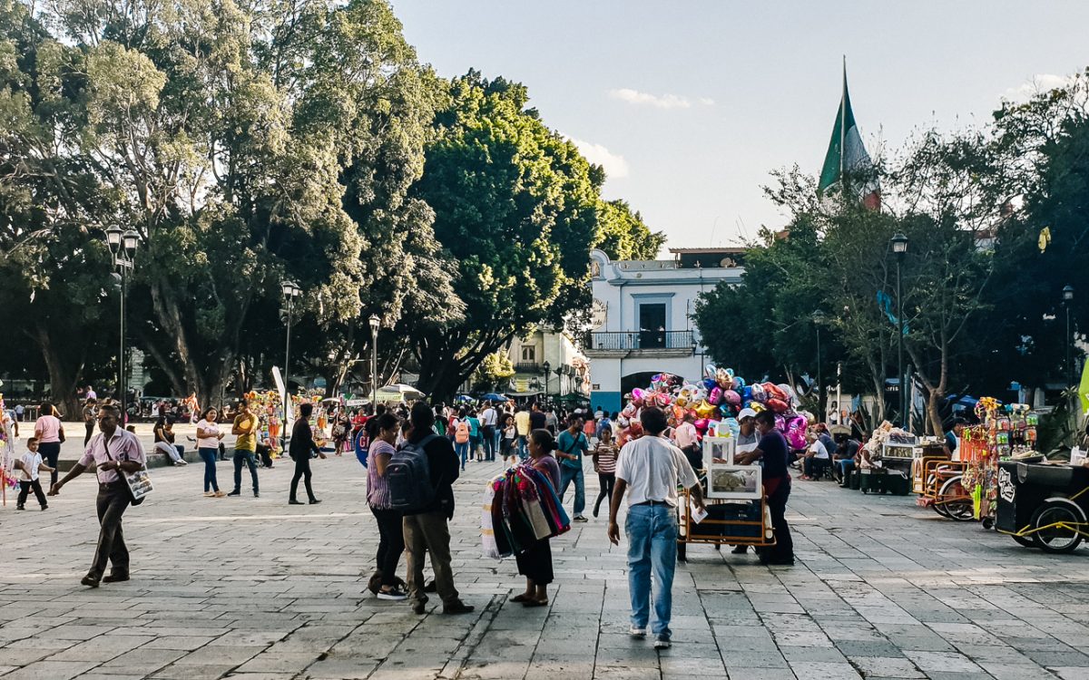 One of the best things to do in Oaxaca Mexico is just stroll through its colorful streets.