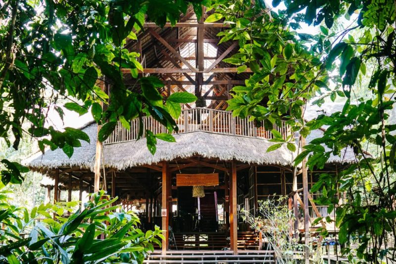 Refugio Amazonas - one of the jungle lodges of Rainforest Expeditions in Tambopata Peru.