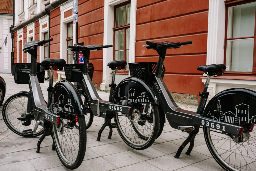 bikes, one of the best ways to get around Tartu