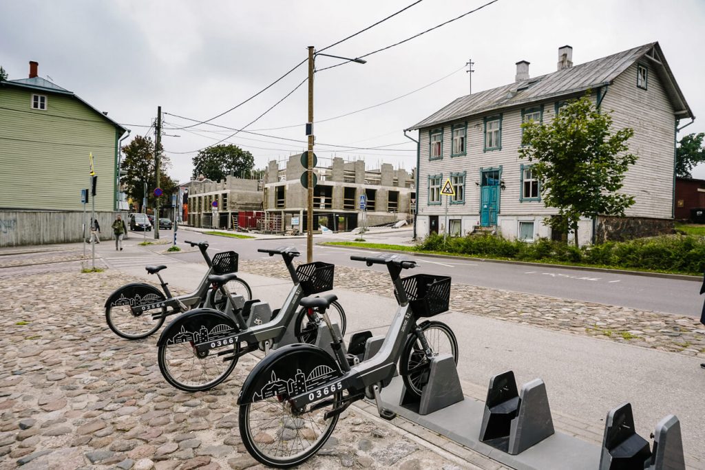 bikes, one of the best ways to get around Tartu