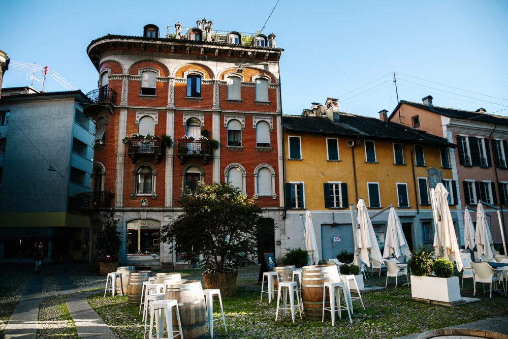 square in Locarno