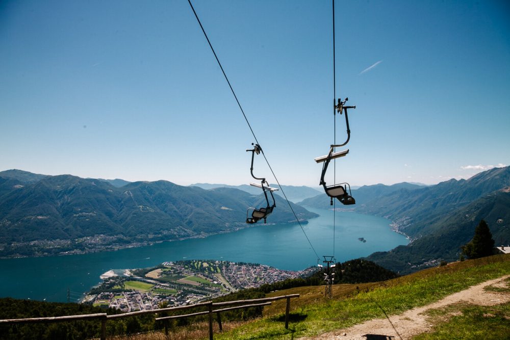 cable car to Cimetta mountain