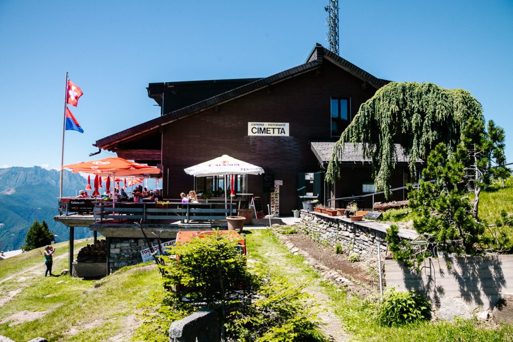 Chalet at Cimetta viewpoint