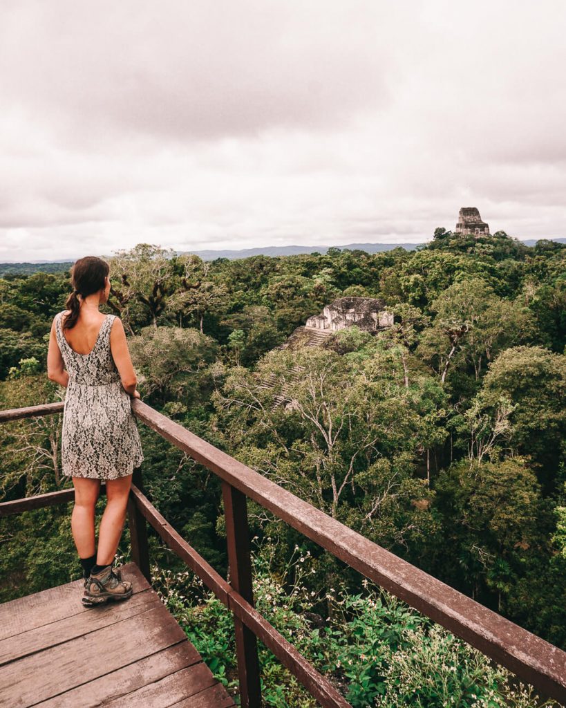 view mundo perdido during a tikal day tour