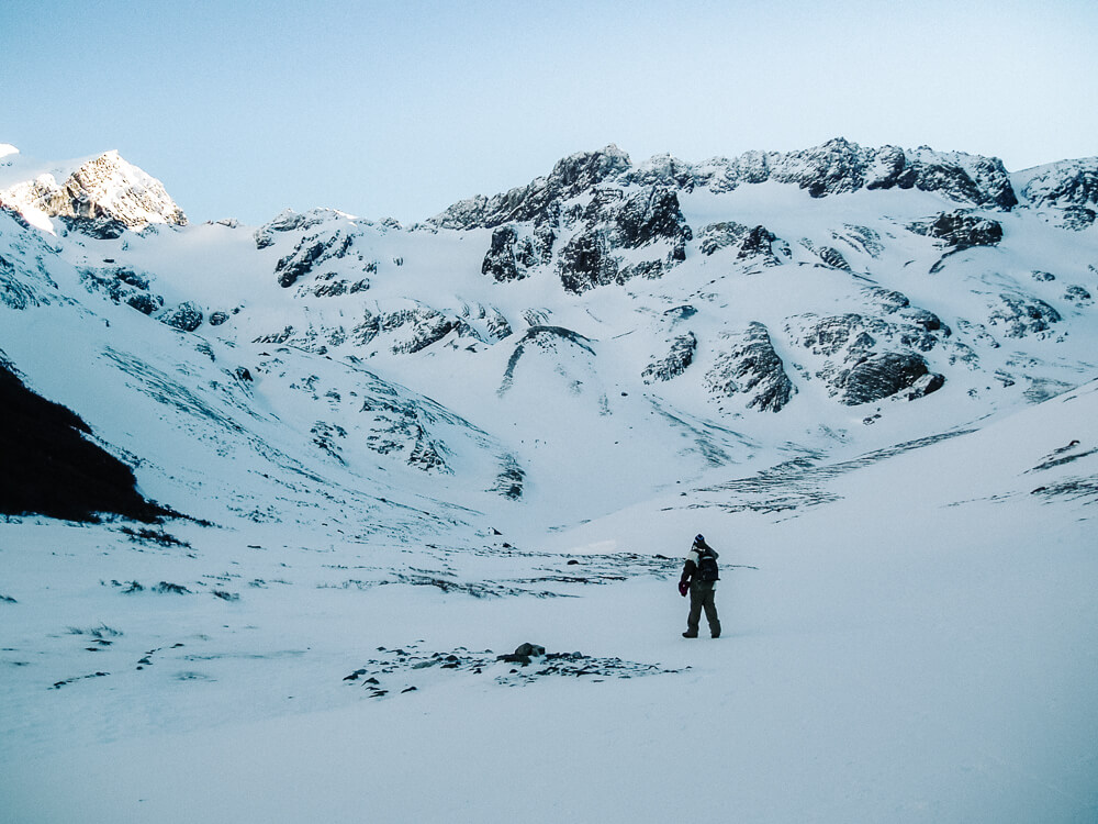 One of the hikes in Patagonia you can easily do by yourself is the one to El Martial glacier. 