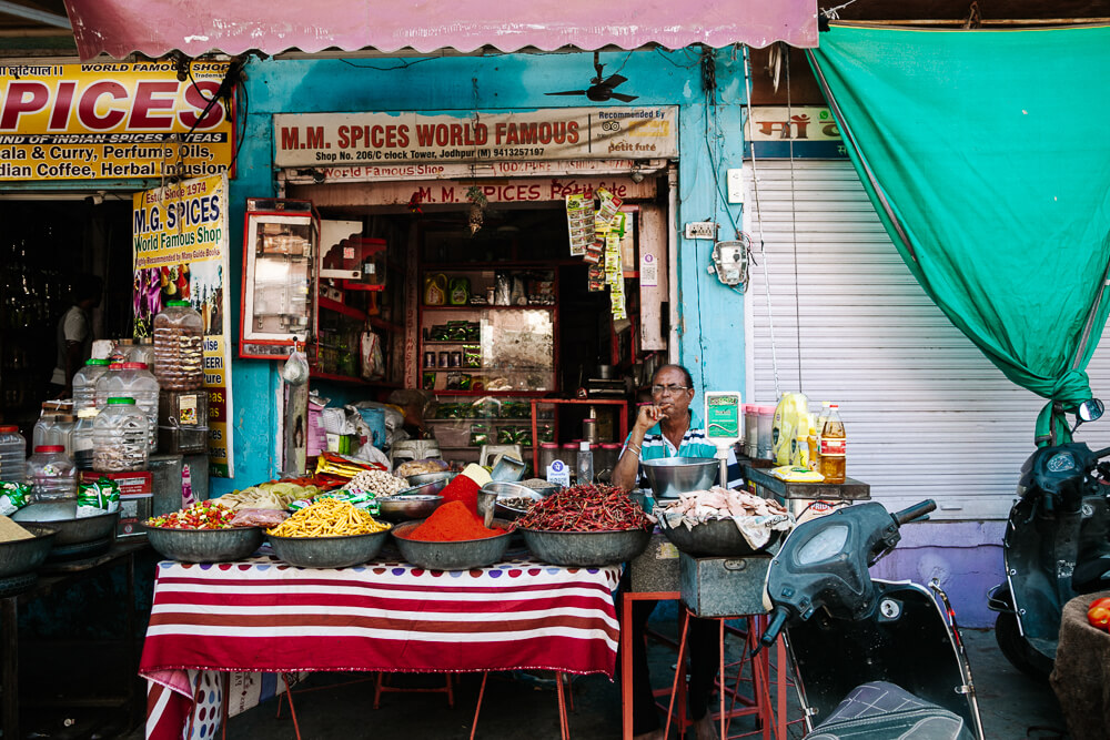 Bazaars in India.