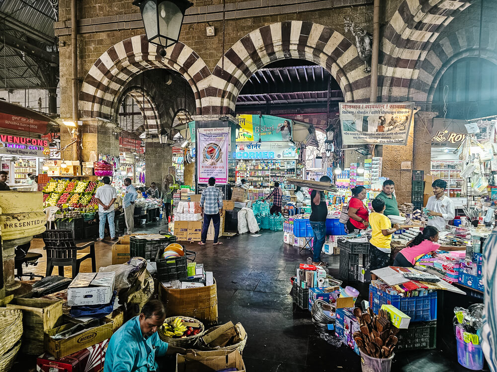 Crawford market is een van Mumbai’s bekendste markten. 