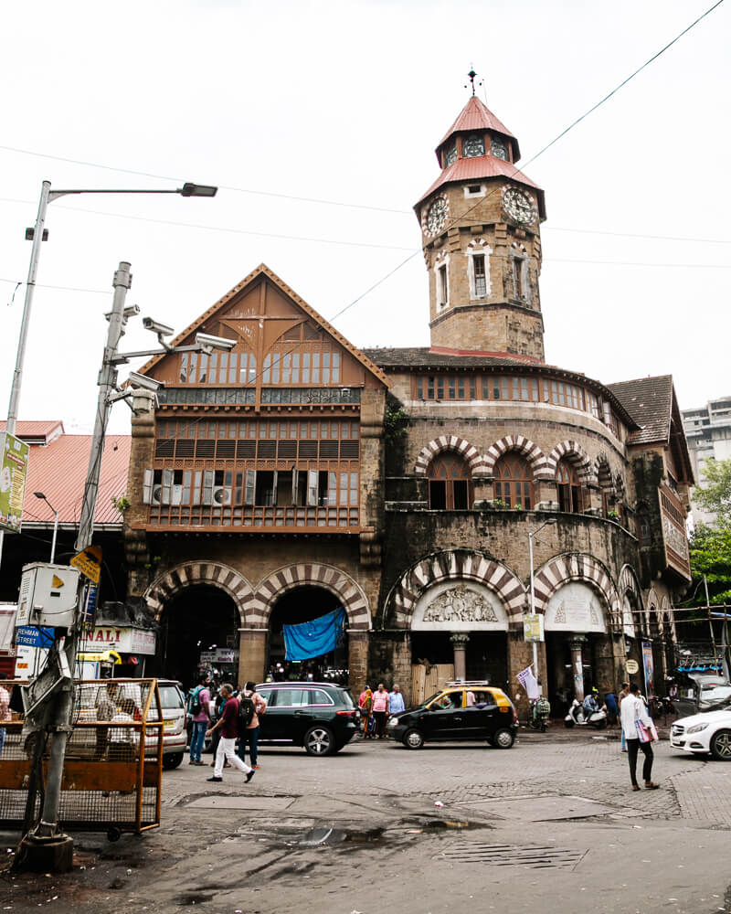 Crawford market is een van Mumbai’s bekendste markten. 