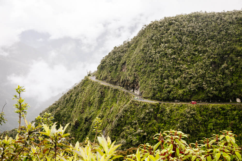 In Bolivia you can cycle on one of the most dangerous roads in the world.