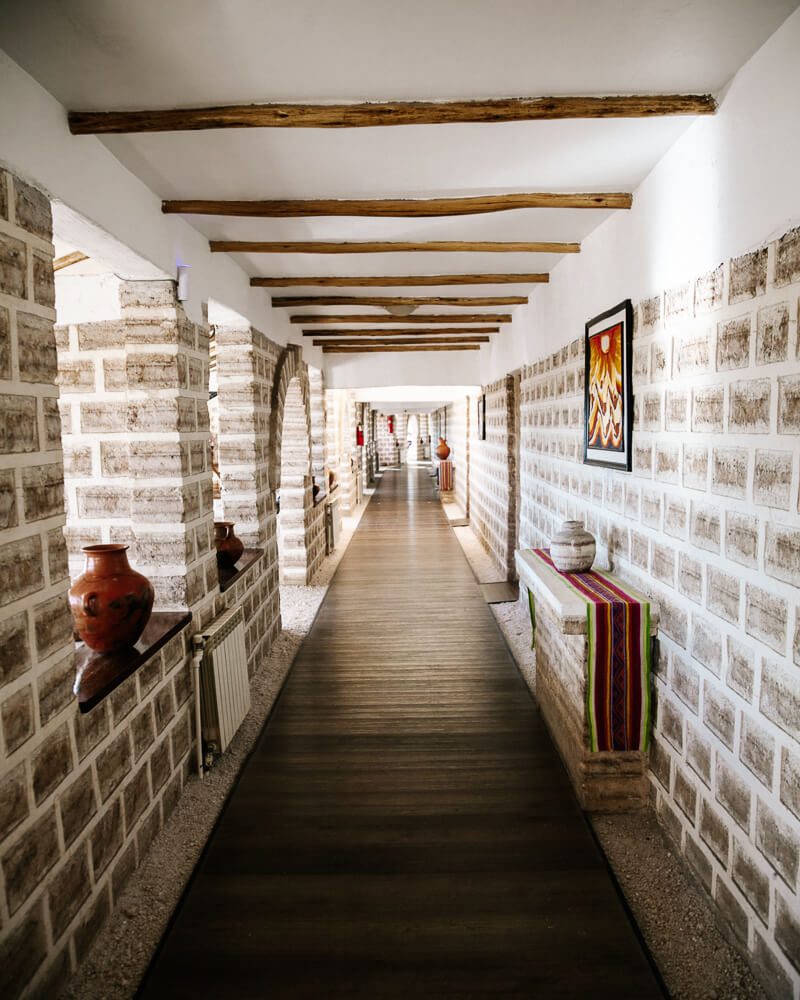 Luna Salada hotel in Uyuni Bolivia is made entirely of salt