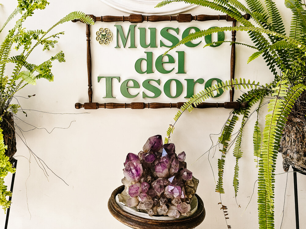 During a visit to the Museo del Tesoro in Sucre you will be taken on a journey through the different minerals that Bolivia is rich in. 