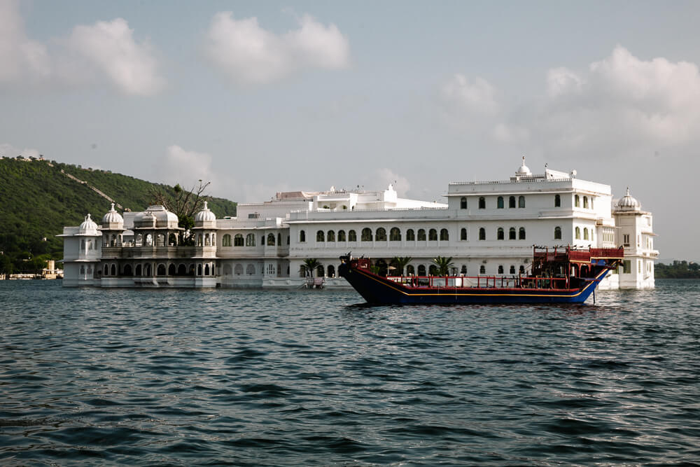 Pichola meer in Rajasthan.