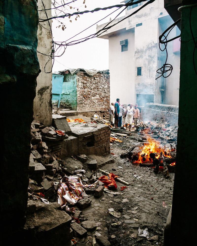 Beelden uit India.