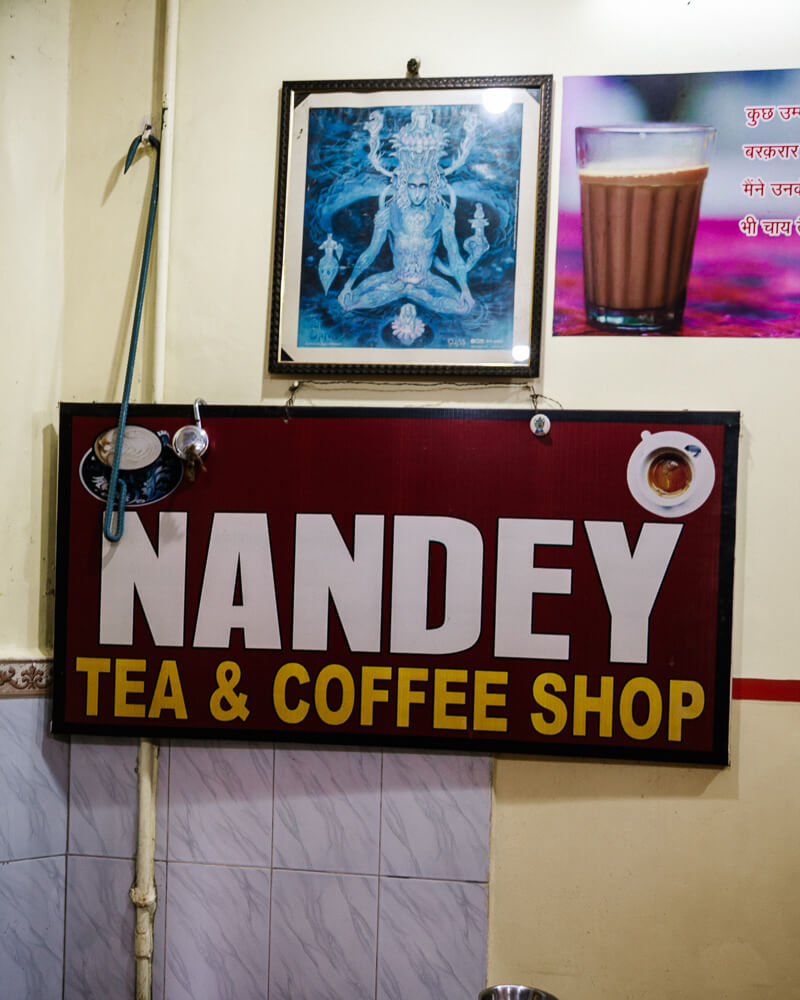 Nandey Tea & Coffee Shop. 