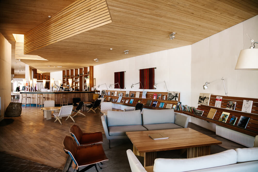 Main building of Explora Atacama lodge Chile.