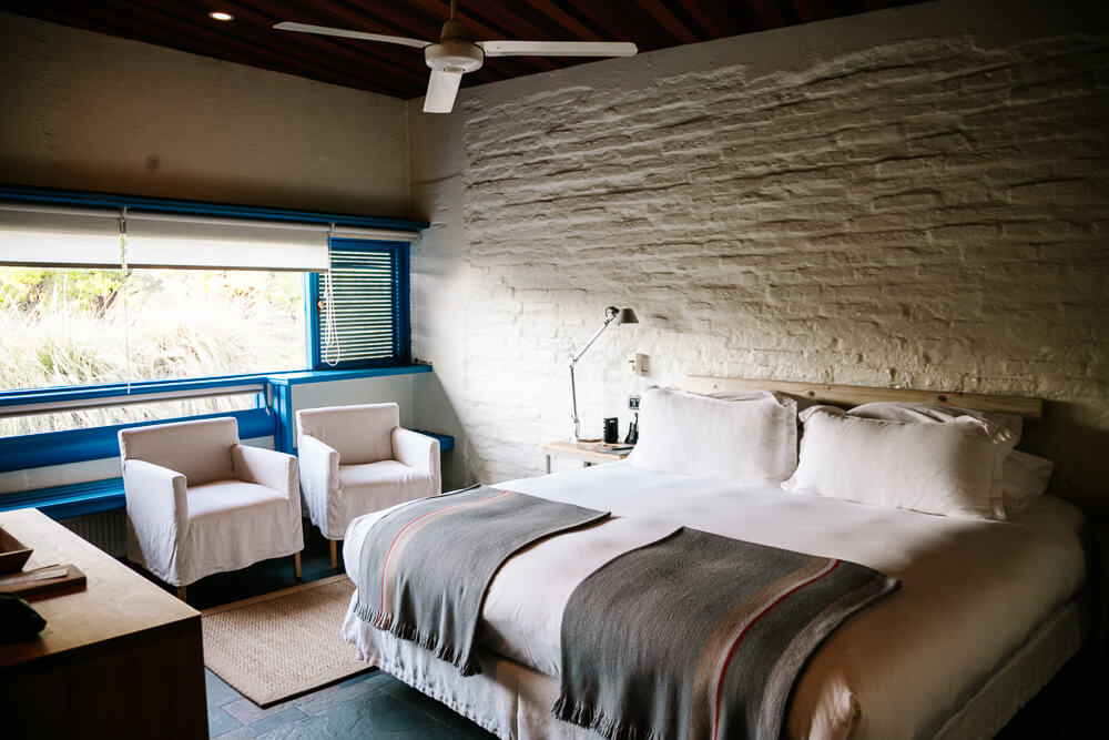 Kamer in Explora Atacama lodge in Chili.