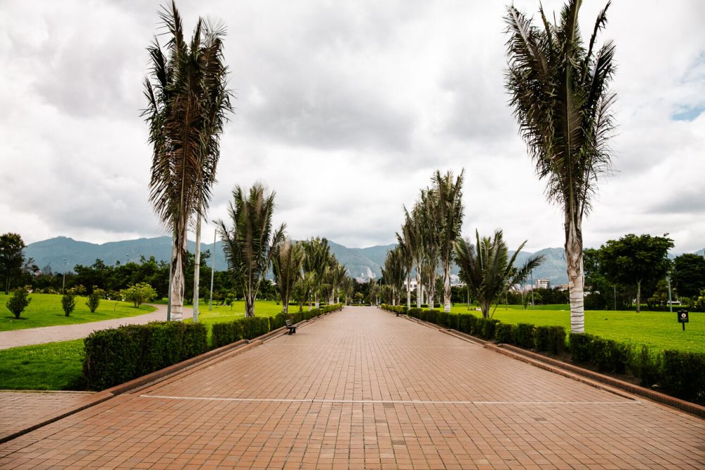 Parks in the north of Bogota.