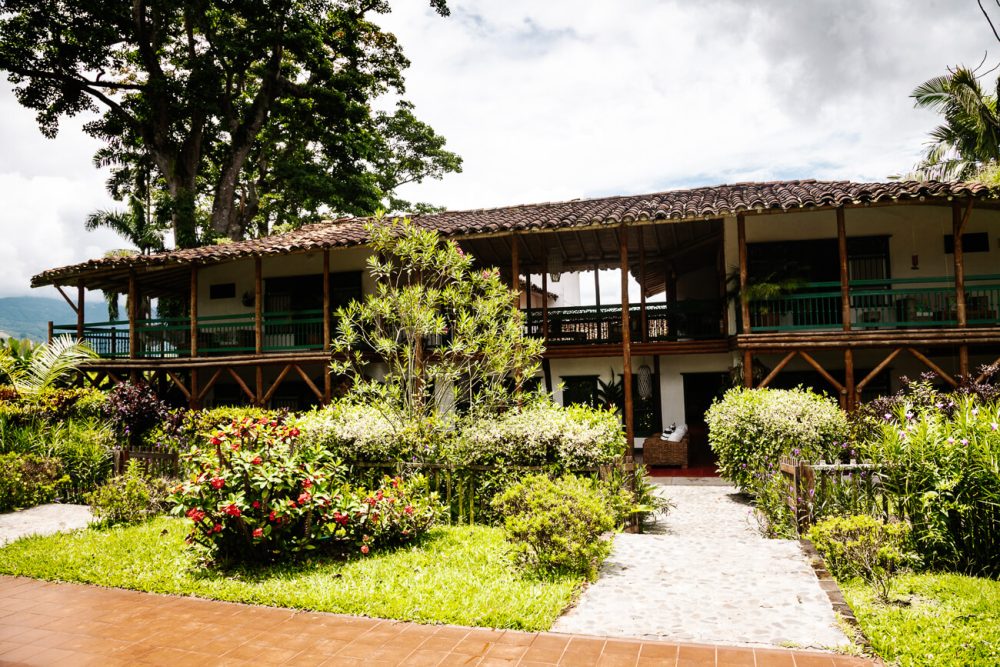 Hacienda Bambusa Colombia. een voormalige finca omgetoverd tot boutique hotel