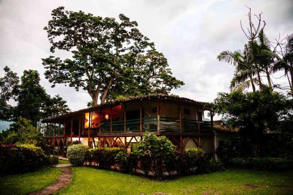 uitzicht op Hacienda Bambusa hotel