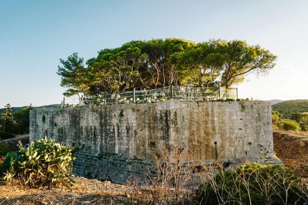 Fort George op eiland Vis