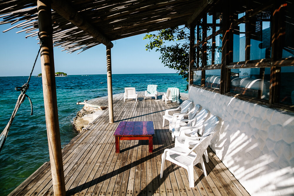 Casa Eden - hotel located at the Rosario Islands in Colombia.