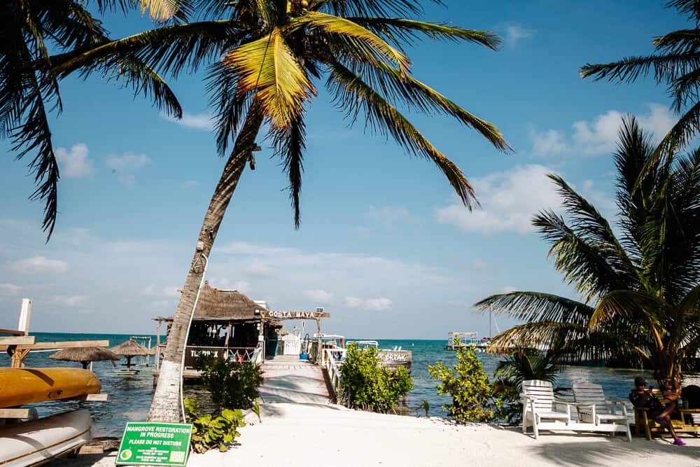 One of the best destinations and attractions in Belize is Caye Caulker, located in the Belize Barrier Reef.