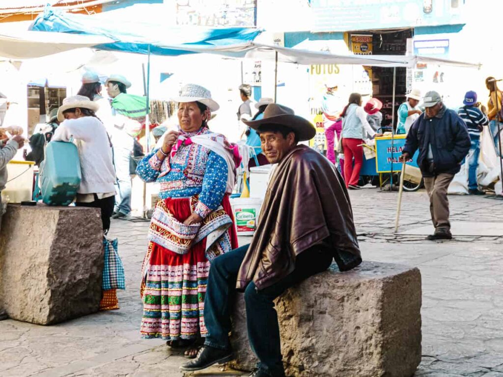 Chivay in Peru.