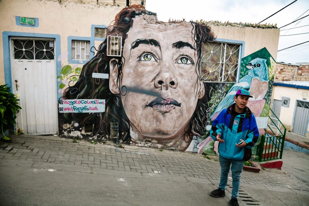 A street art tour through Ciudad Bolivar is one of the best things to do in Bogota Colombia if you want to see another side of the city.