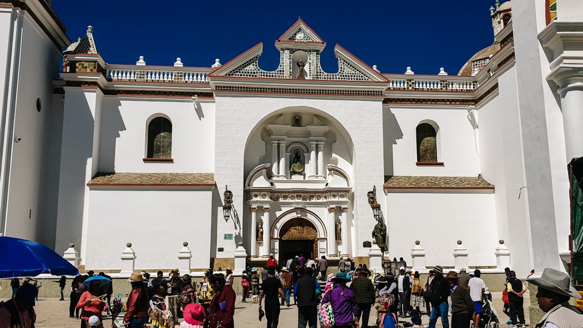 Catedral Virgen de la Candelaria in Copacabana bolivia