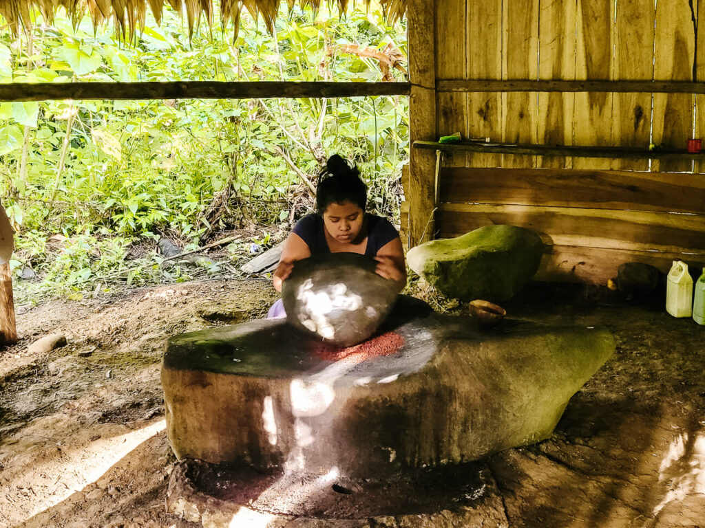 Vanuit Cahuita kun je een bezoek brengen aan de community van de Bri Bri indianen, een uitstapje waarbij de lokale mensen hun deuren voor je openen en je meenemen in hun leven.