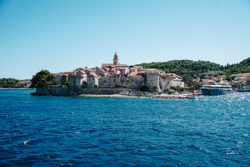 Korcula eiland, Dalmatische kust Kroatie