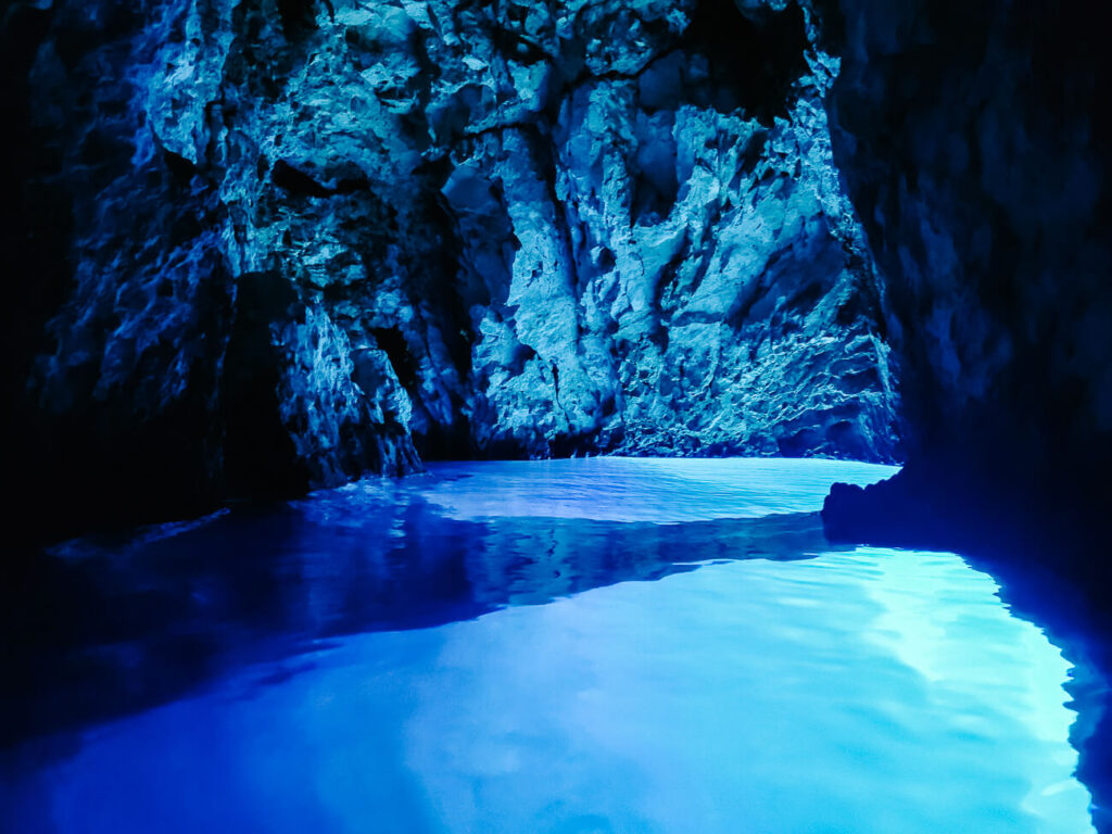 blauwe grot Kroatie - Blue Grotto