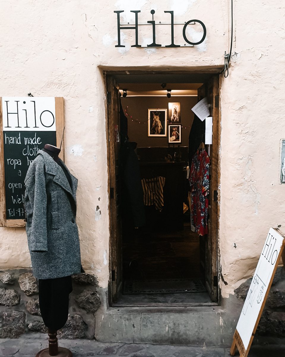 Shoppen in Cuzco Peru