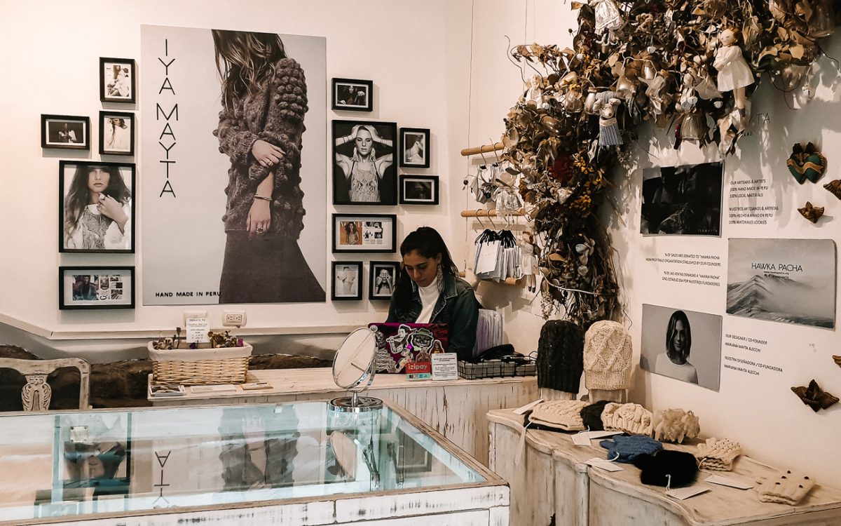 Shops in Cuzco Peru