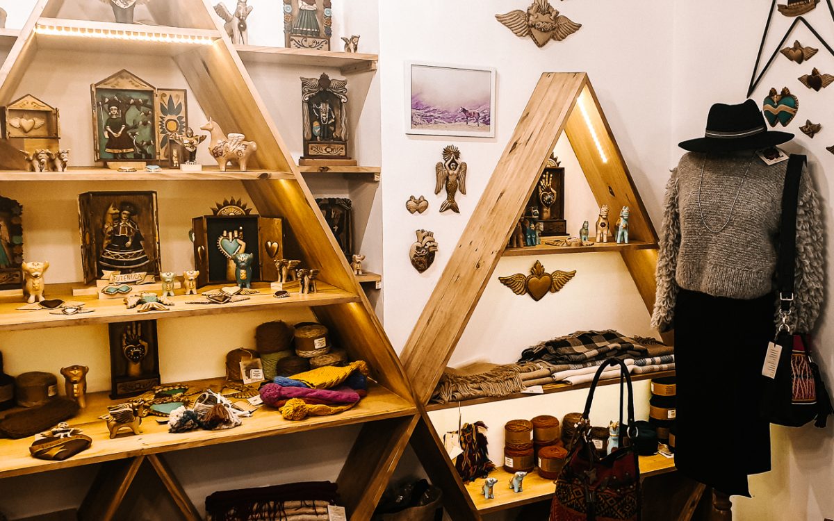 Shops in Cuzco Peru