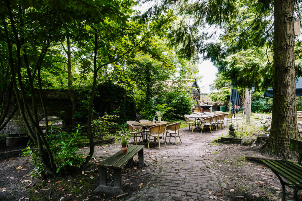 lunchen bij de bospub